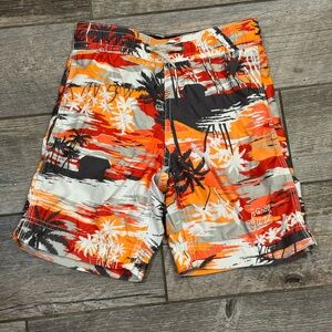 GAP Kids Black and White Swim Shorts